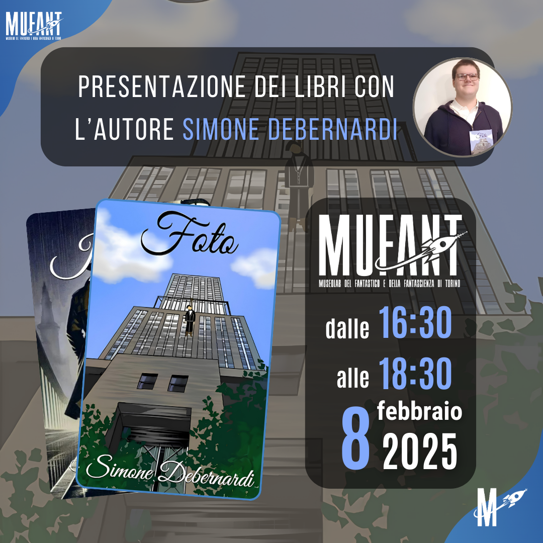 PRESENTAZIONE DEI LIBRI CON L’AUTORE SIMONE DEBERNARDI